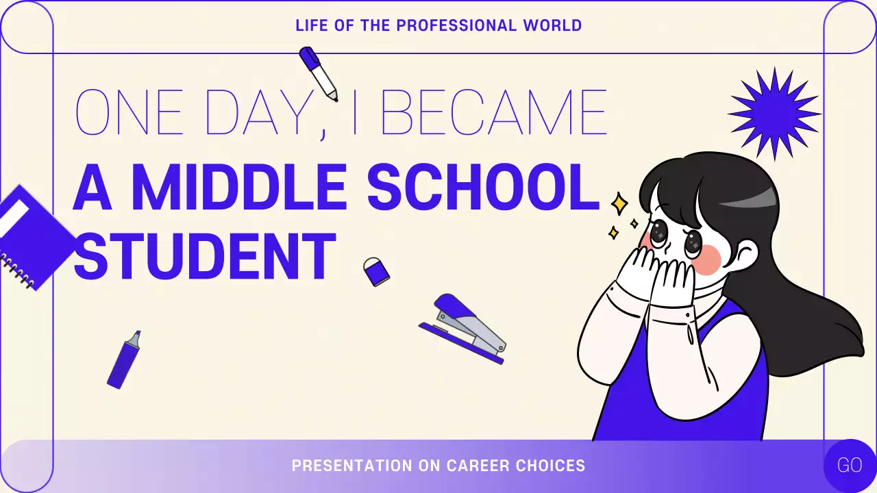 퍼플 모던 커리어 가이드 프레젠테이션