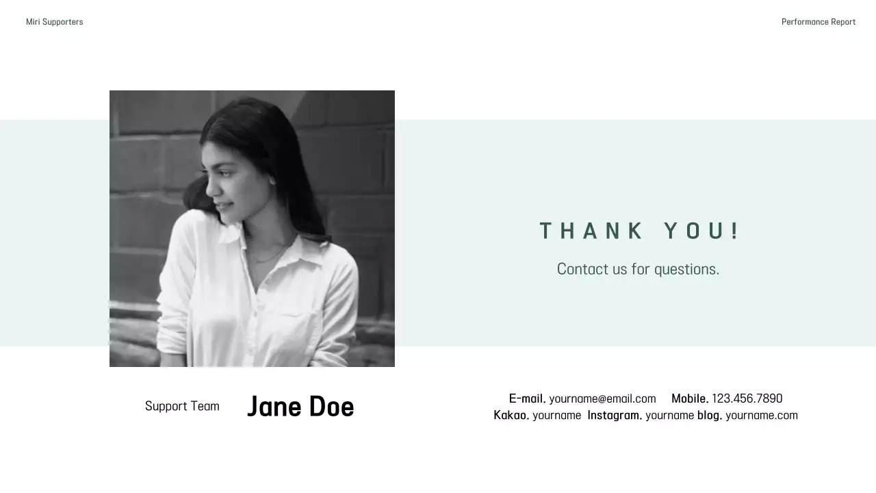 Blue Modern Business Report Presentation