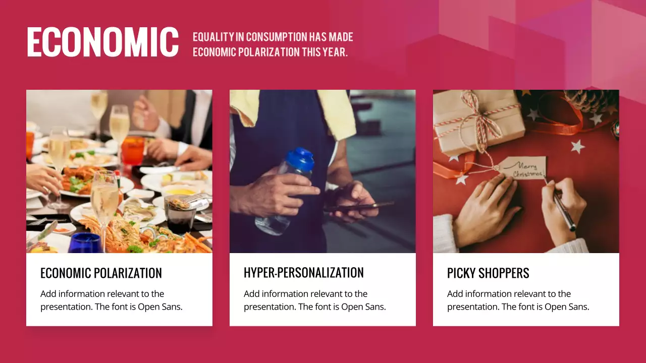 Simple magenta and pink color trend forecast plan for this year