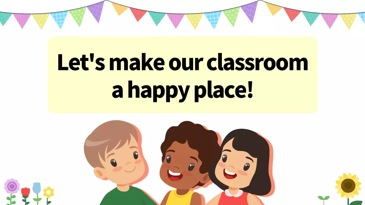 Red Playful Classroom Guide Presentation