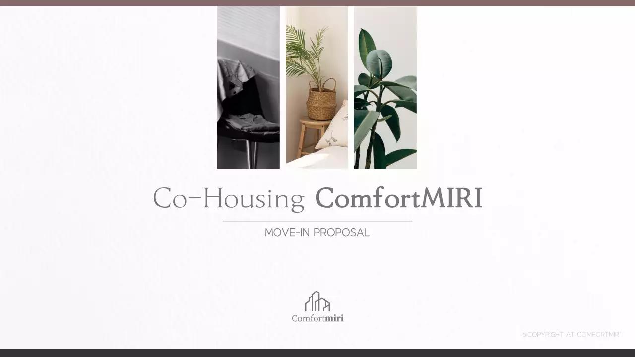 White Modern Co-Housing Proposal Presentation