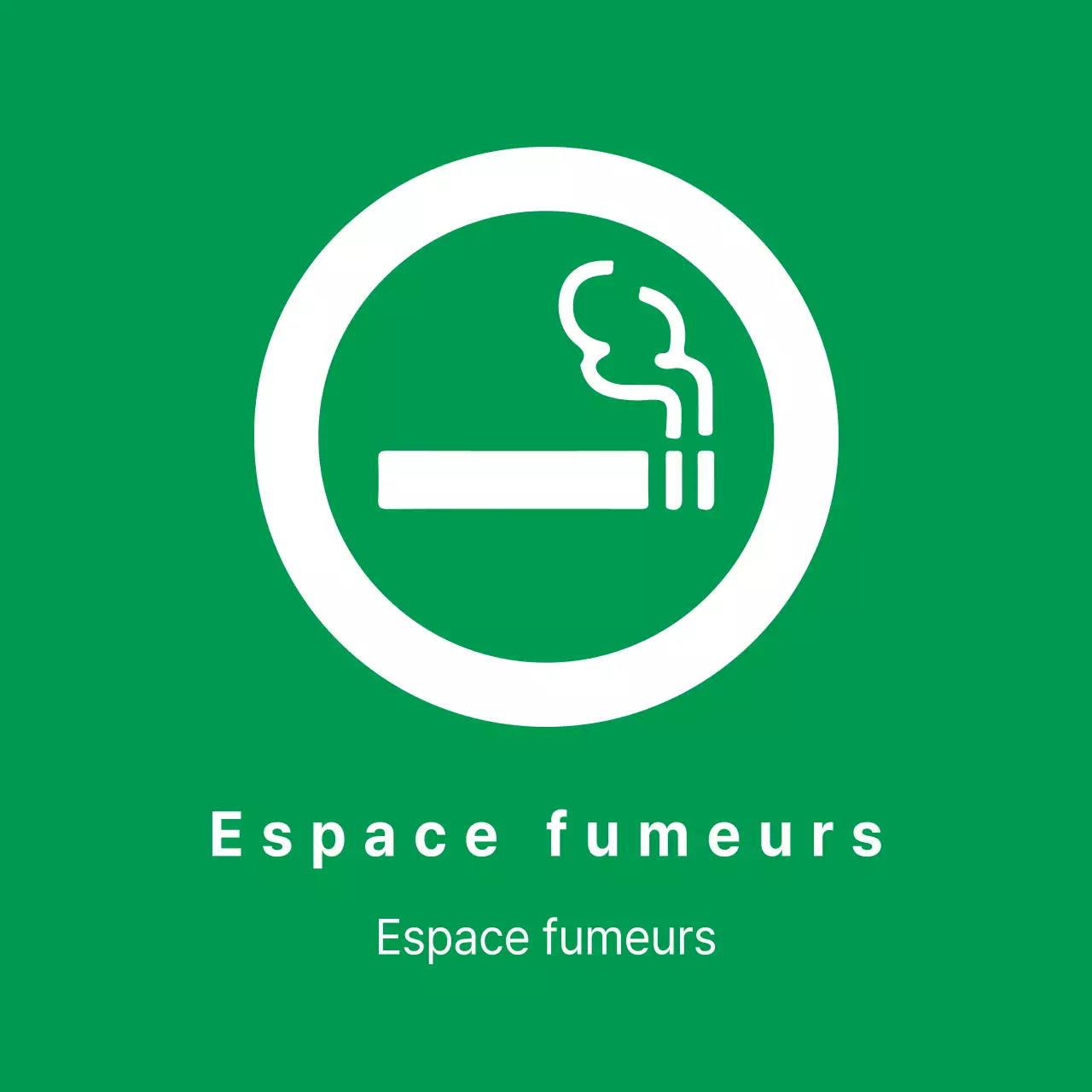 Espace fumeurs