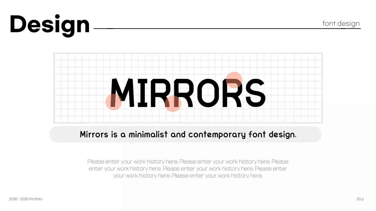 Black Minimal Design Portfolio Presentation