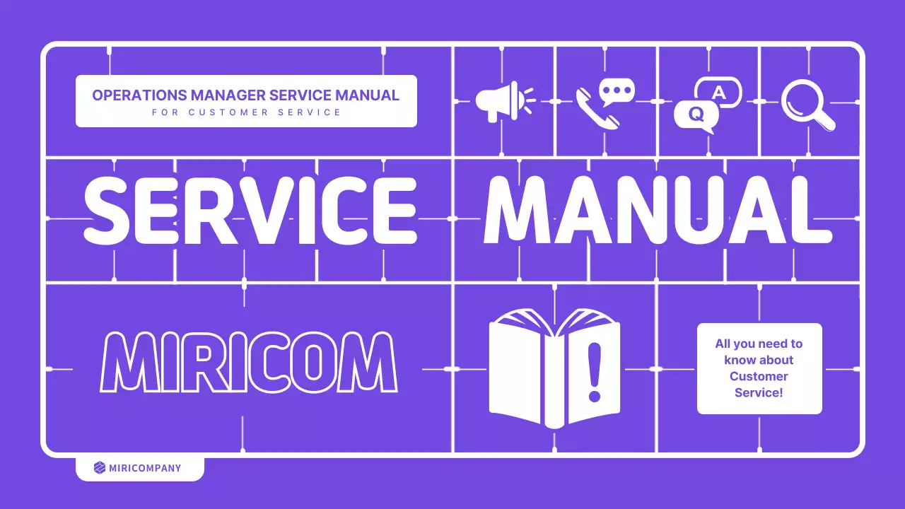 Purple Modern Customer Manual Presentation