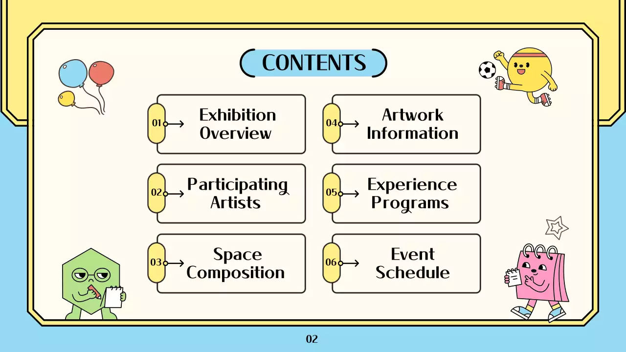 Colorful Playful Story Exhibition Presentation
