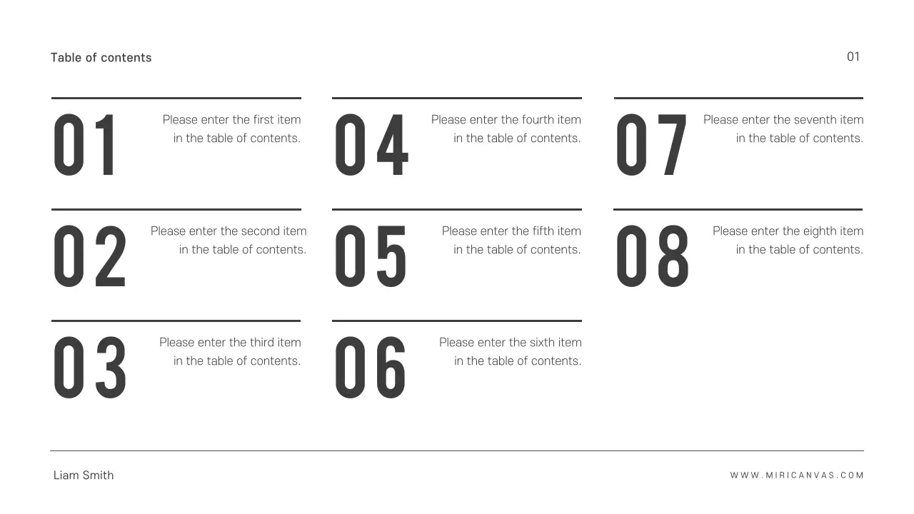 Simple presentations