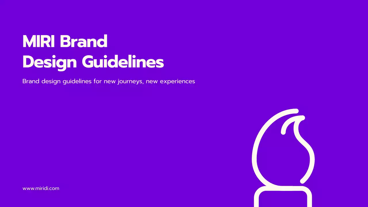 Purple Modern Brand Guideline Presentation