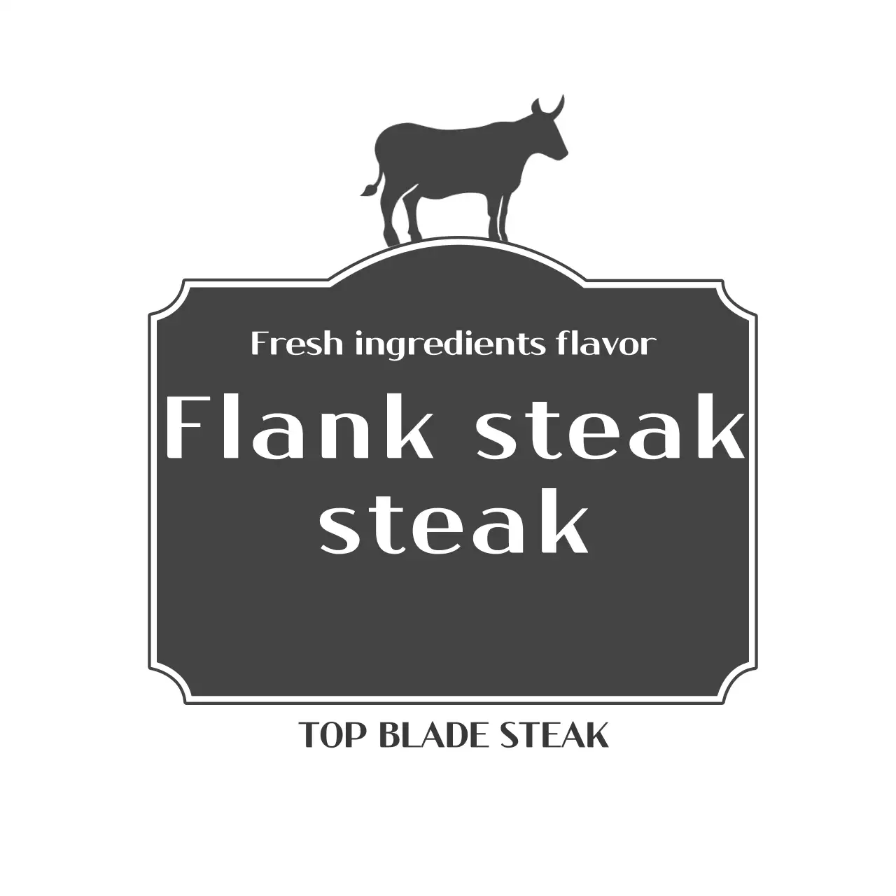 Ribeye Steak Label