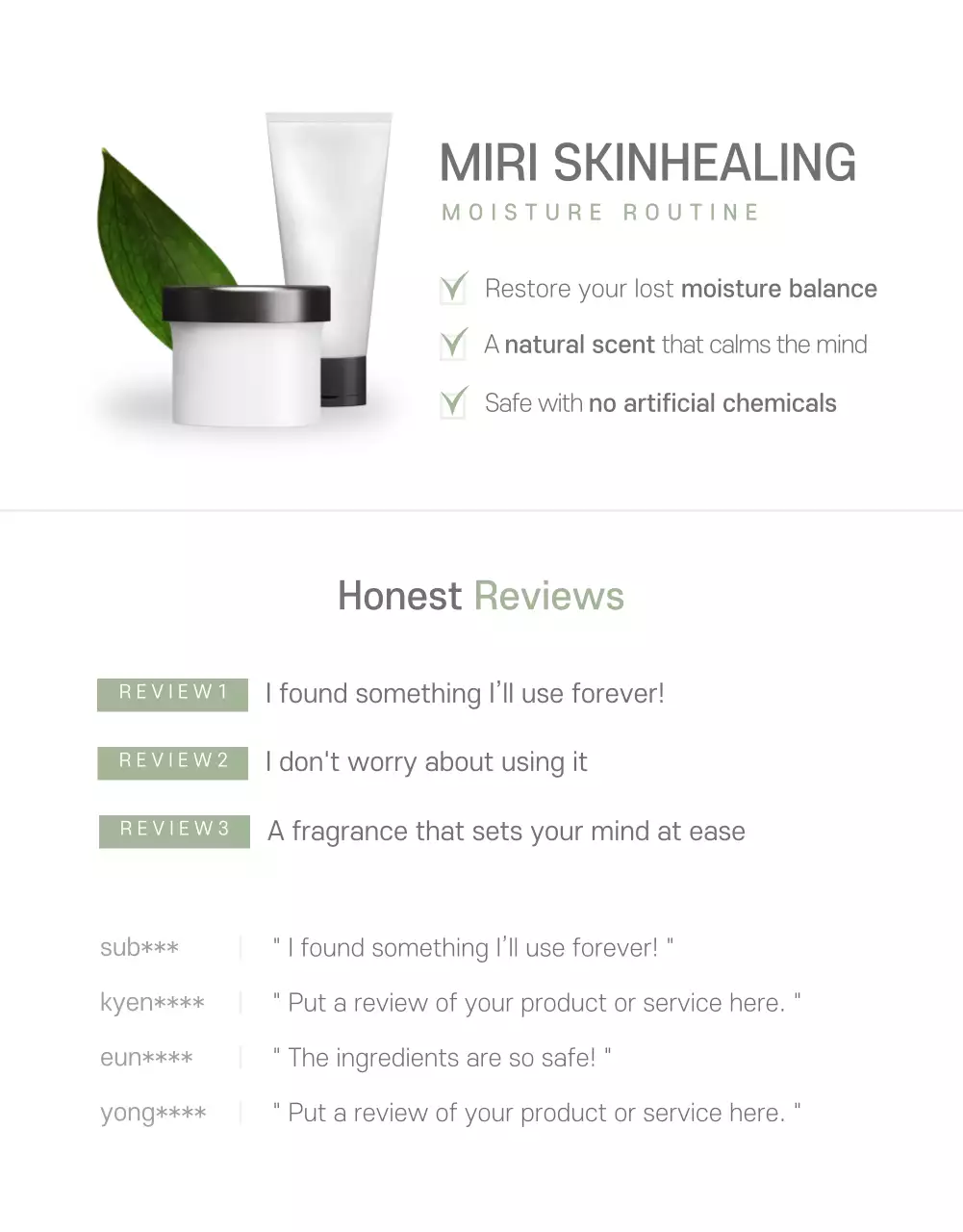 Halaman detail produk tubuh