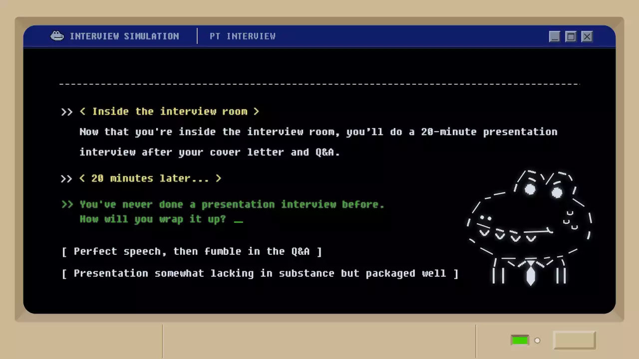 Presentasi Panduan Wawancara Black Retro