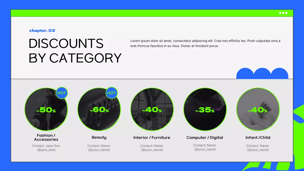 Blue Trendy Summer Promotion Presentation