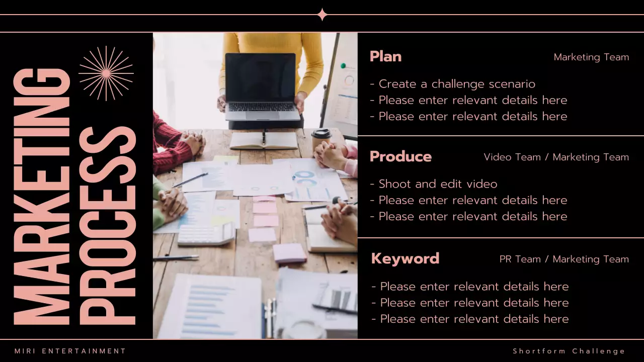 핑크트렌디 뮤직 프로모션 프리젠테이션