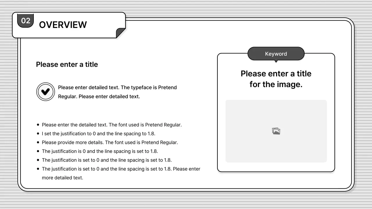 Black and white, easy-to-edit, basic business illustration style