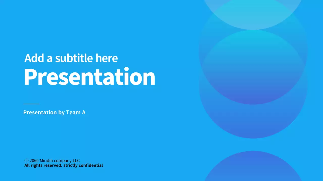 A simple blue-and-white company cover letter