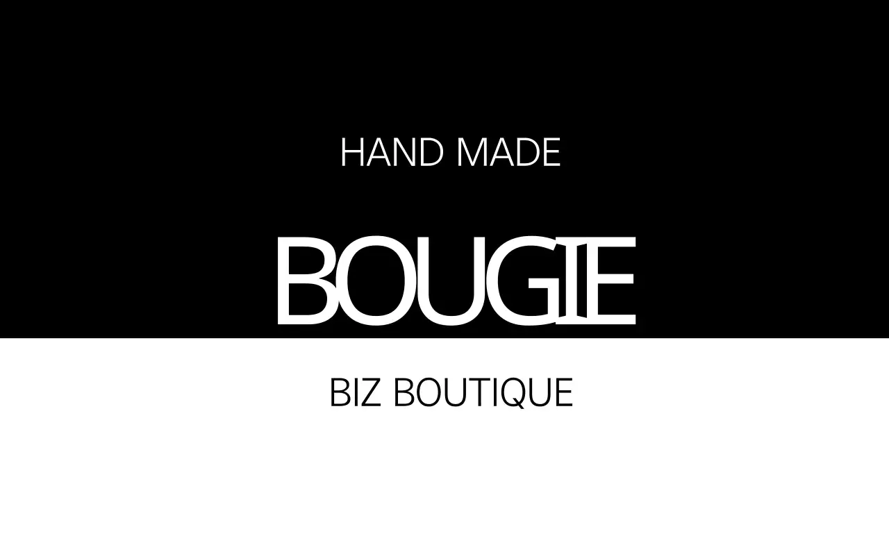 Banner de propaganda de boutique minimalista preta