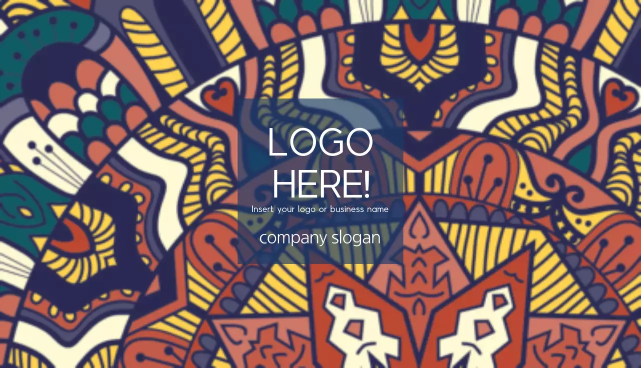 Colourful Abstract Business Card