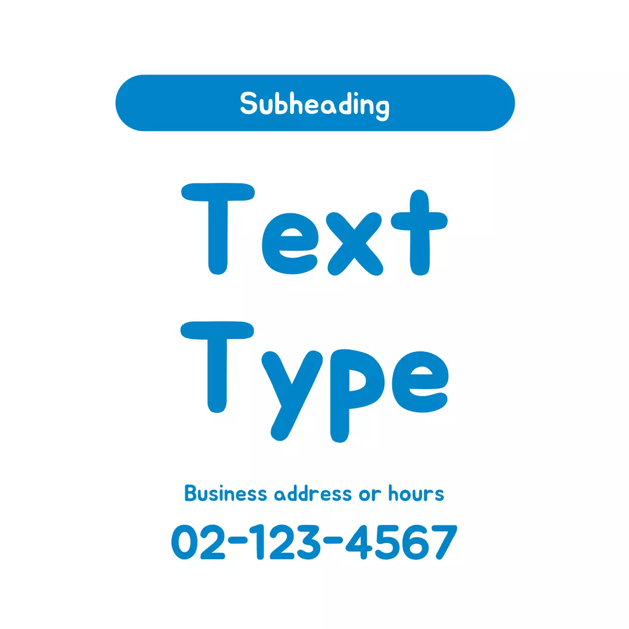 Blue Simple Business Card Banner