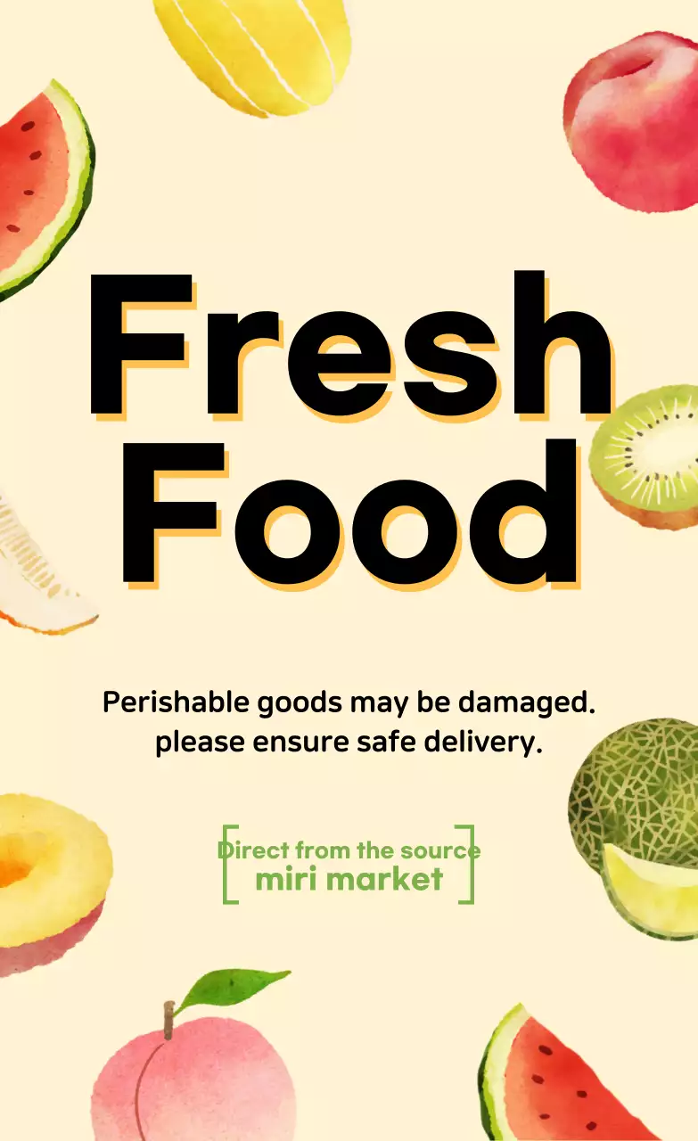 Illustrated Fresh Food Stickers