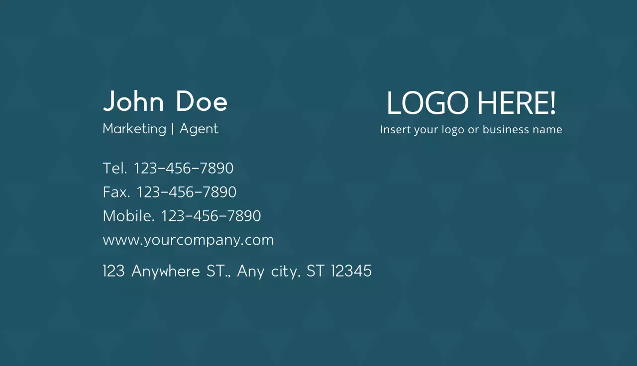 Corporate business cards