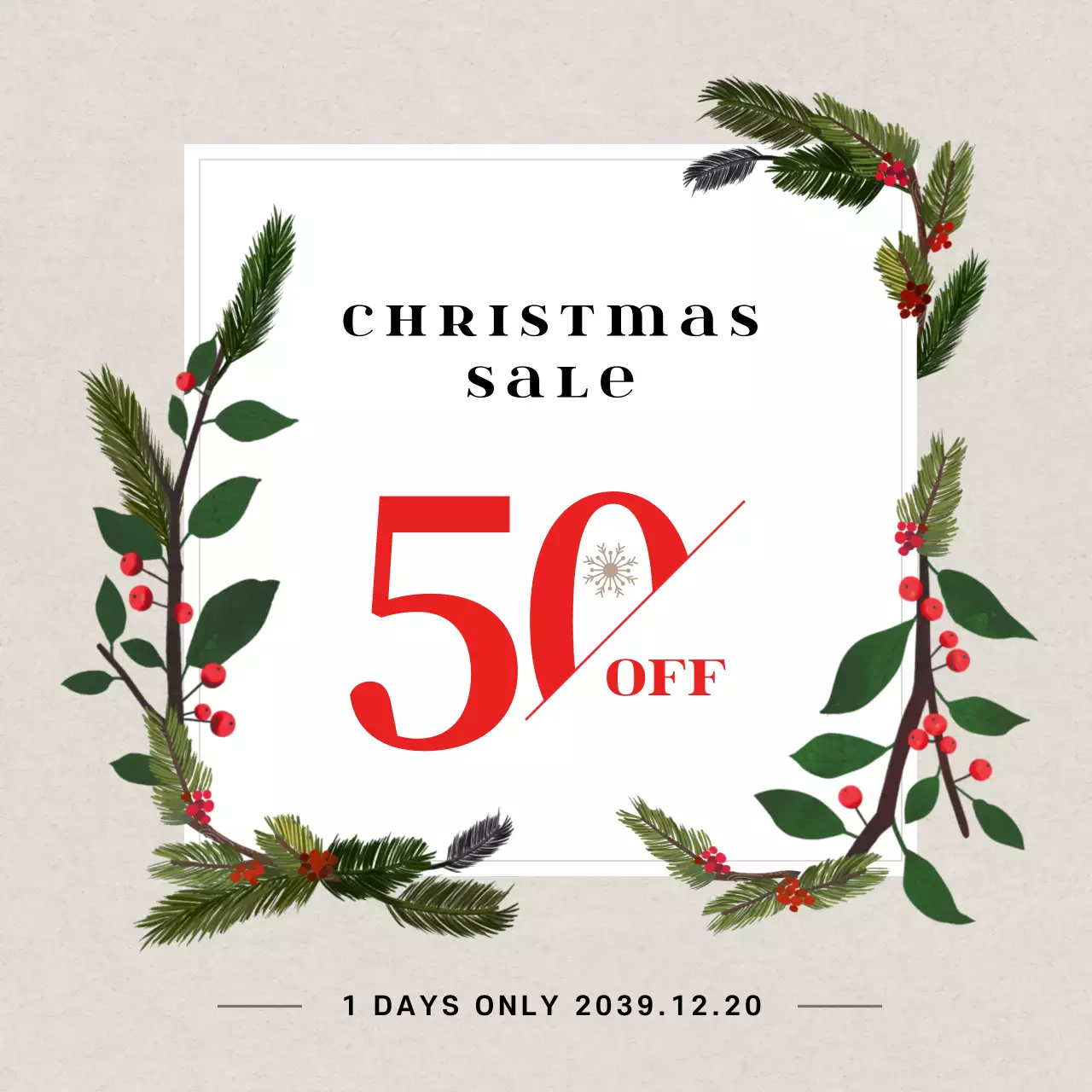 CHRISTMAS SALE