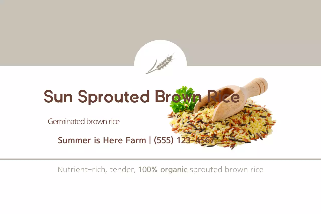 Beige Minimal Organic Promotion Banner