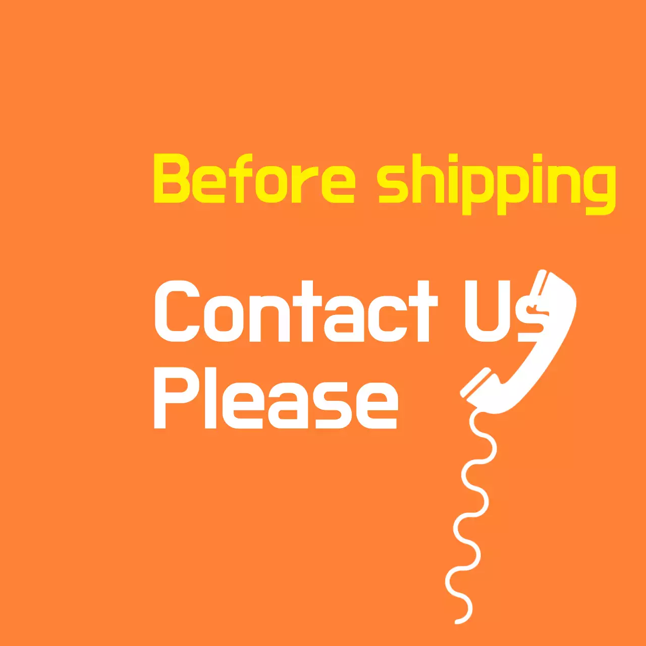 Orange Simple Shipping Notice Banner