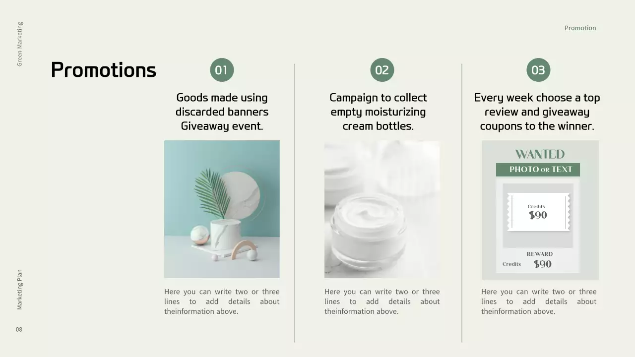 Green Modern Marketing Plan Presentation