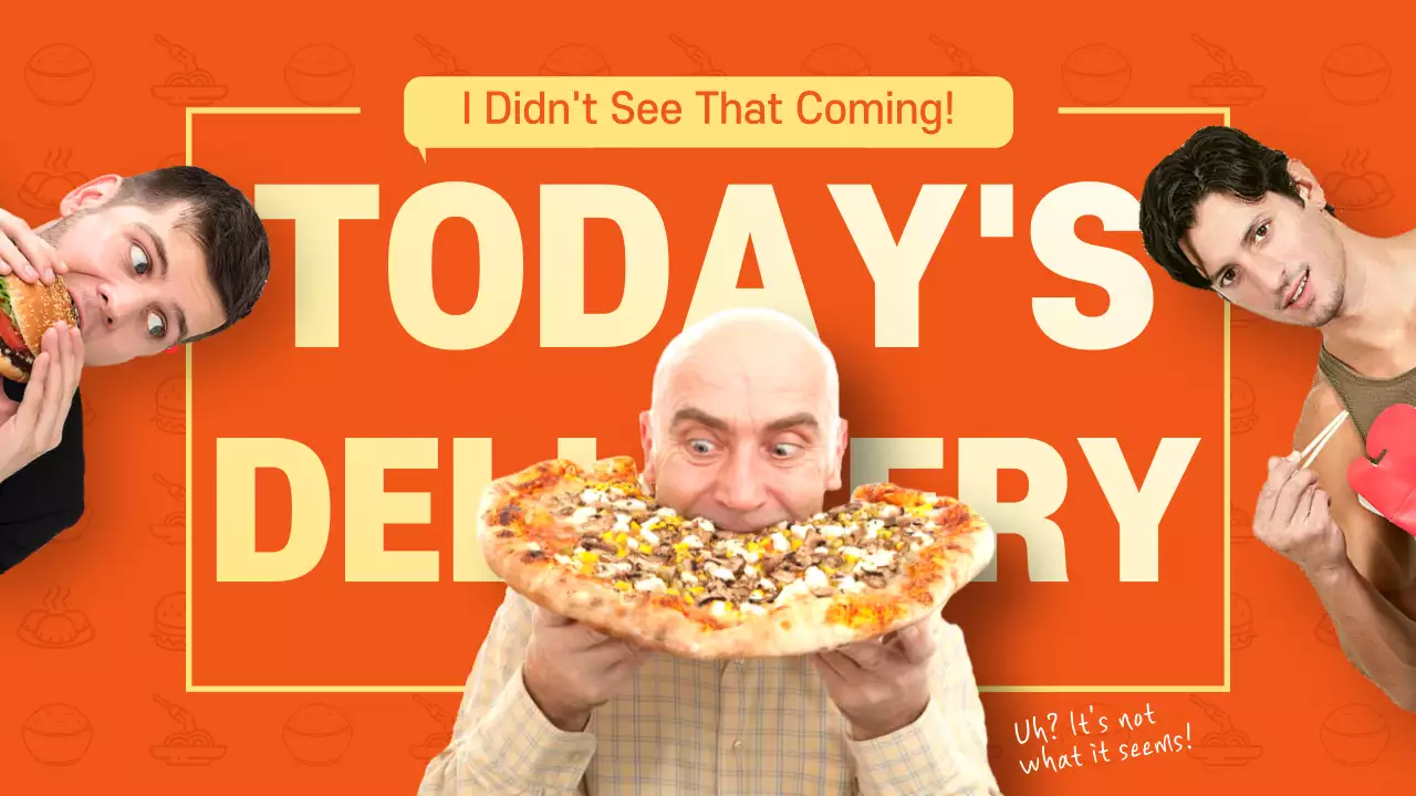 Orange Joke Food Promotion YouTube Thumbnail