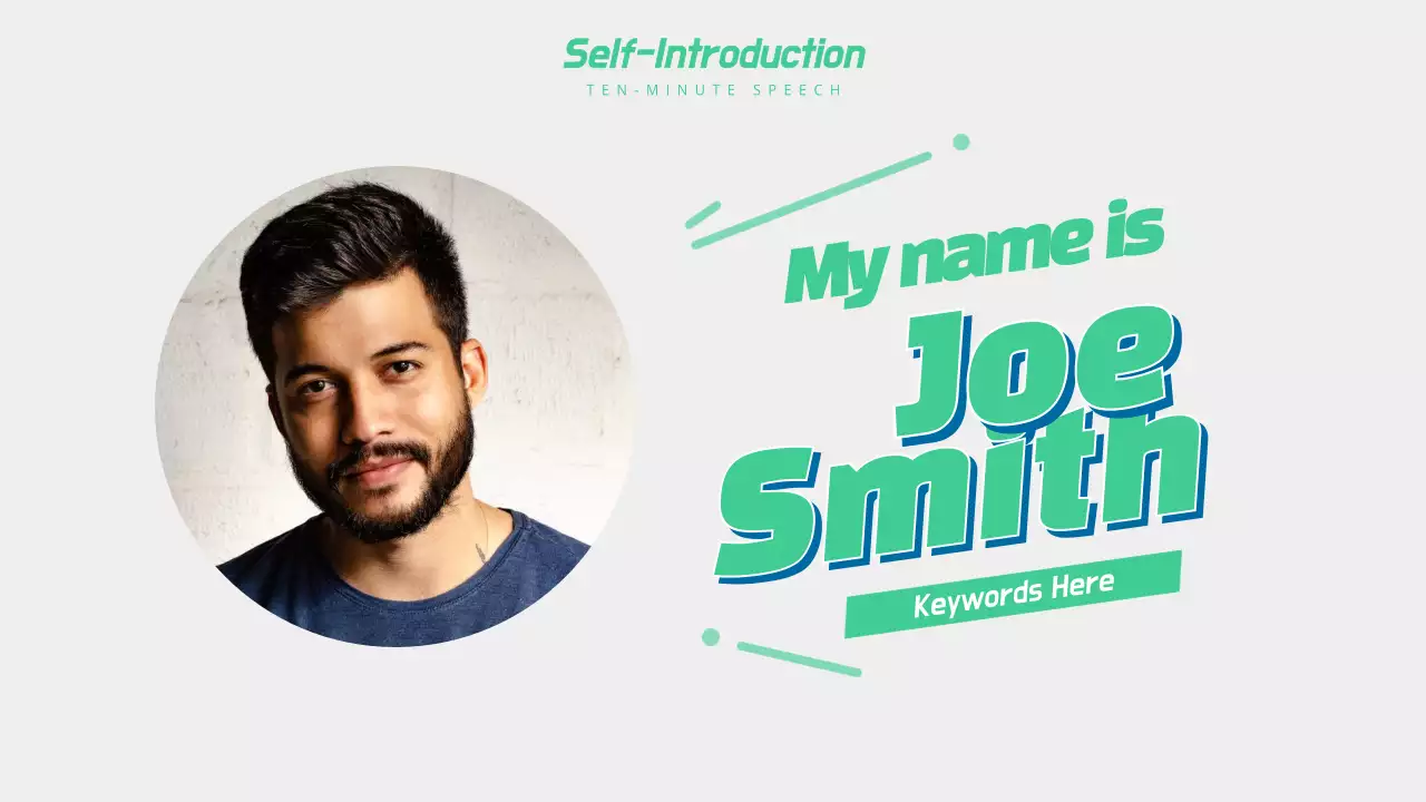 Presentasi Pidato Modern Berwarna-warni