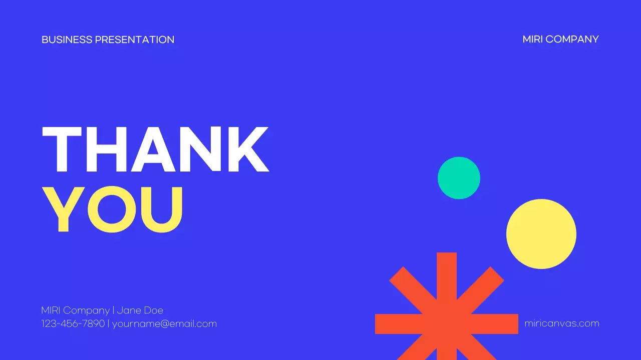 블루 모던 비즈니스 프레젠테이션