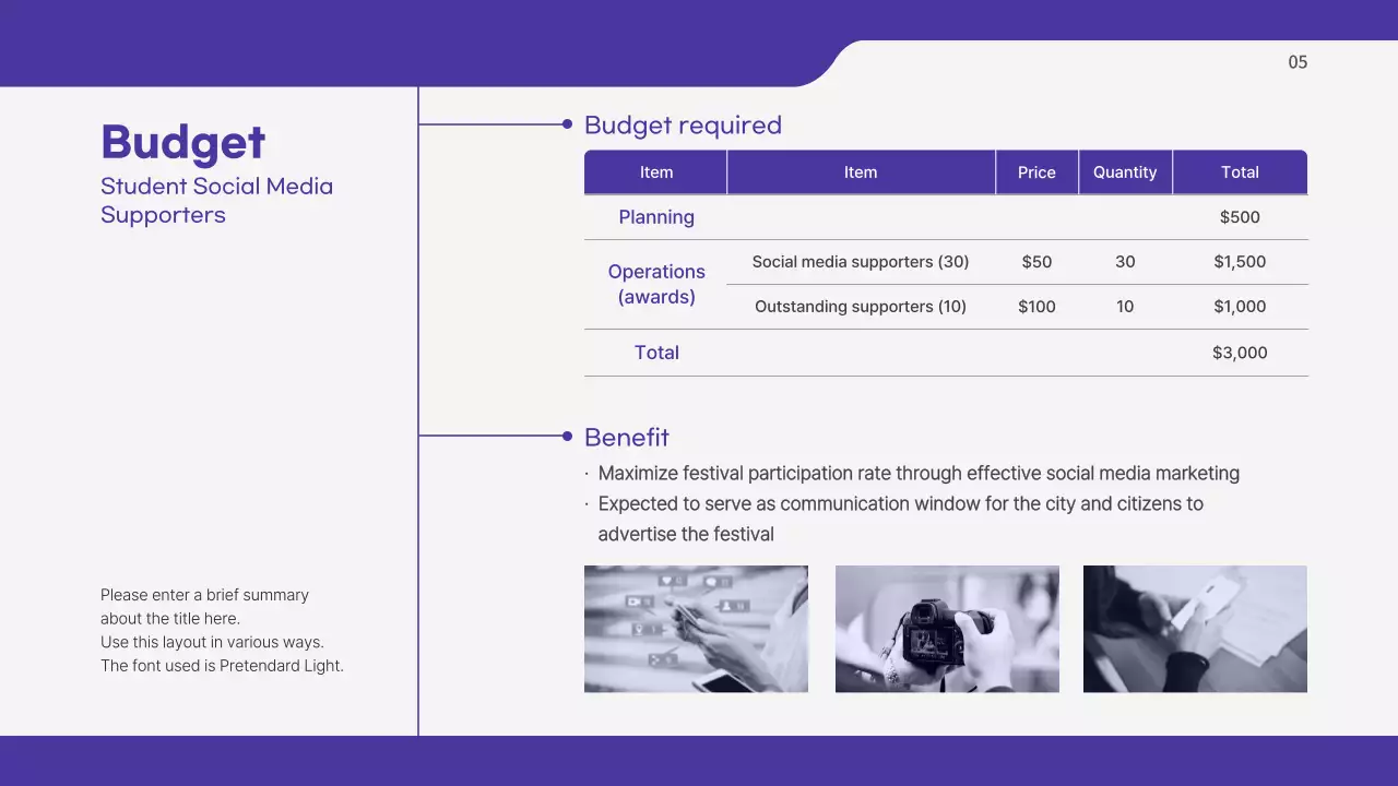 Presentation of Boraton's operation plan for university student SNS supporters