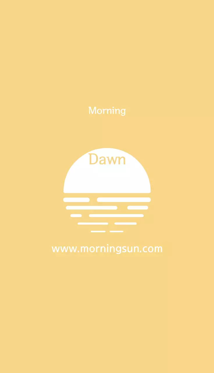 Kartu Nama Minimal Kuning