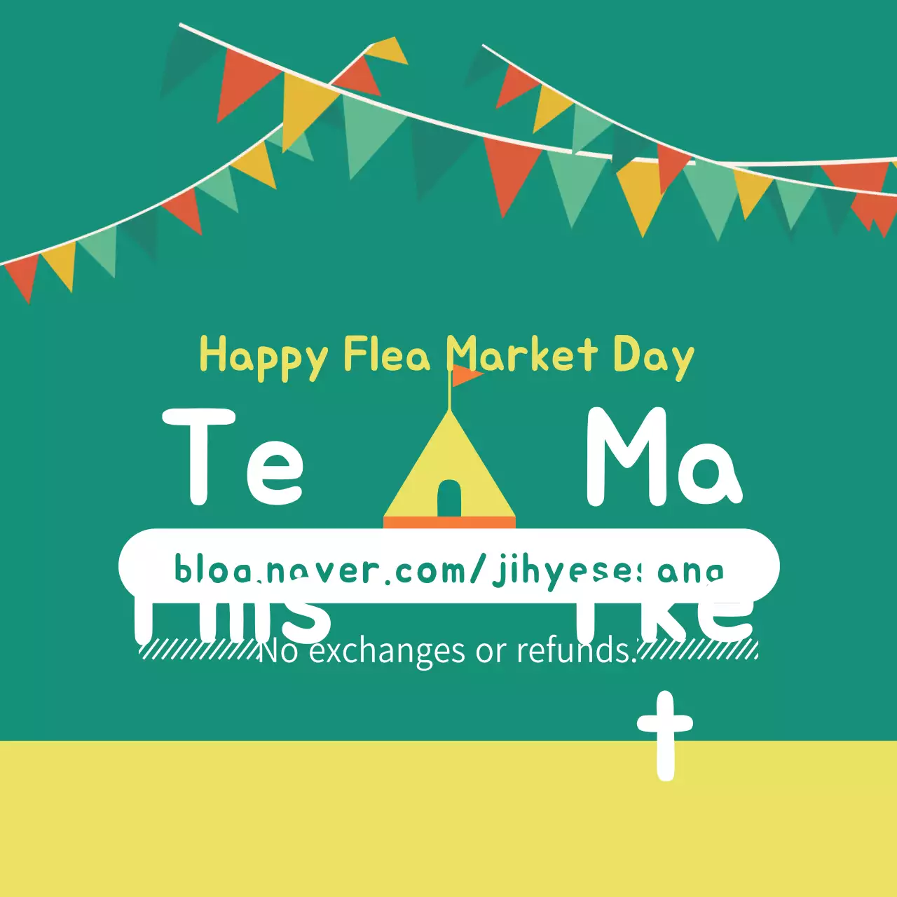 Green Simple Market Announcement Banner