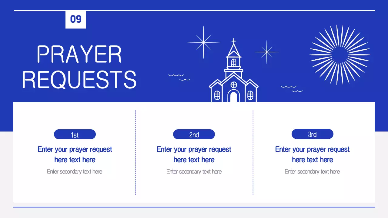 Blue Minimal Mission Announcement Presentation