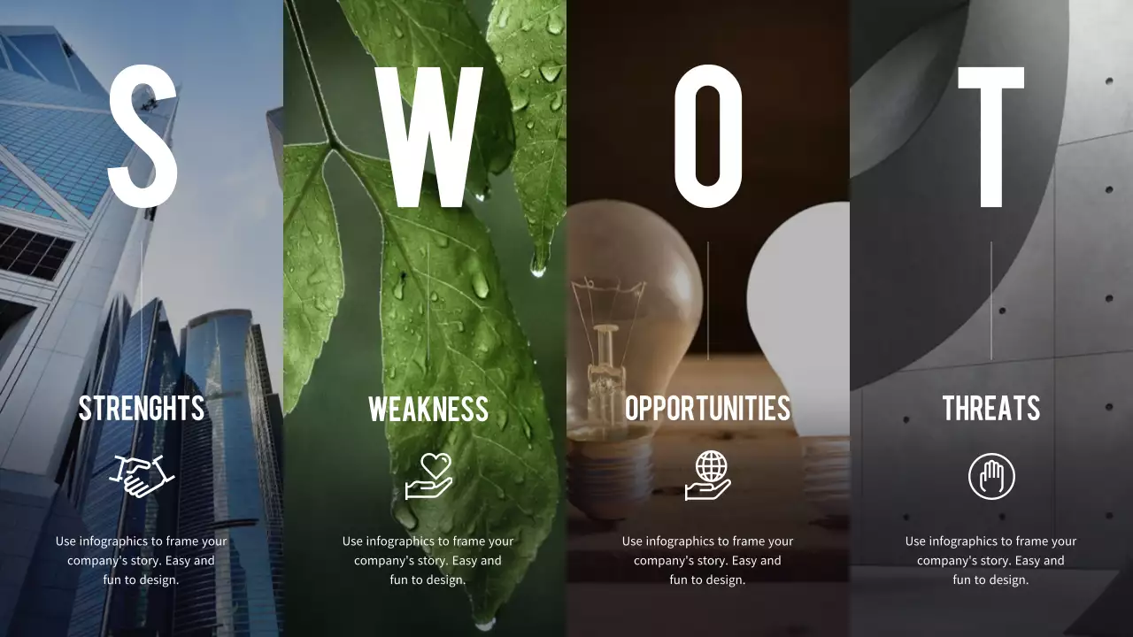 Colorful Professional Swot Guide Infographic