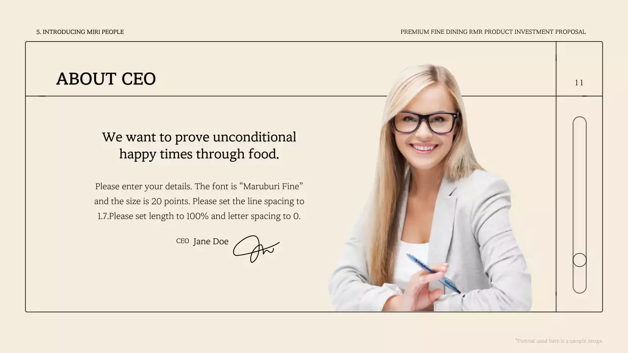 Beige Minimal Investment Proposal Document Presentation