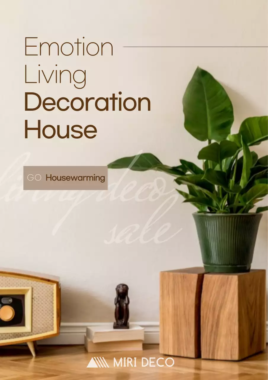 Warm magazine-style interior theme in browns and greens