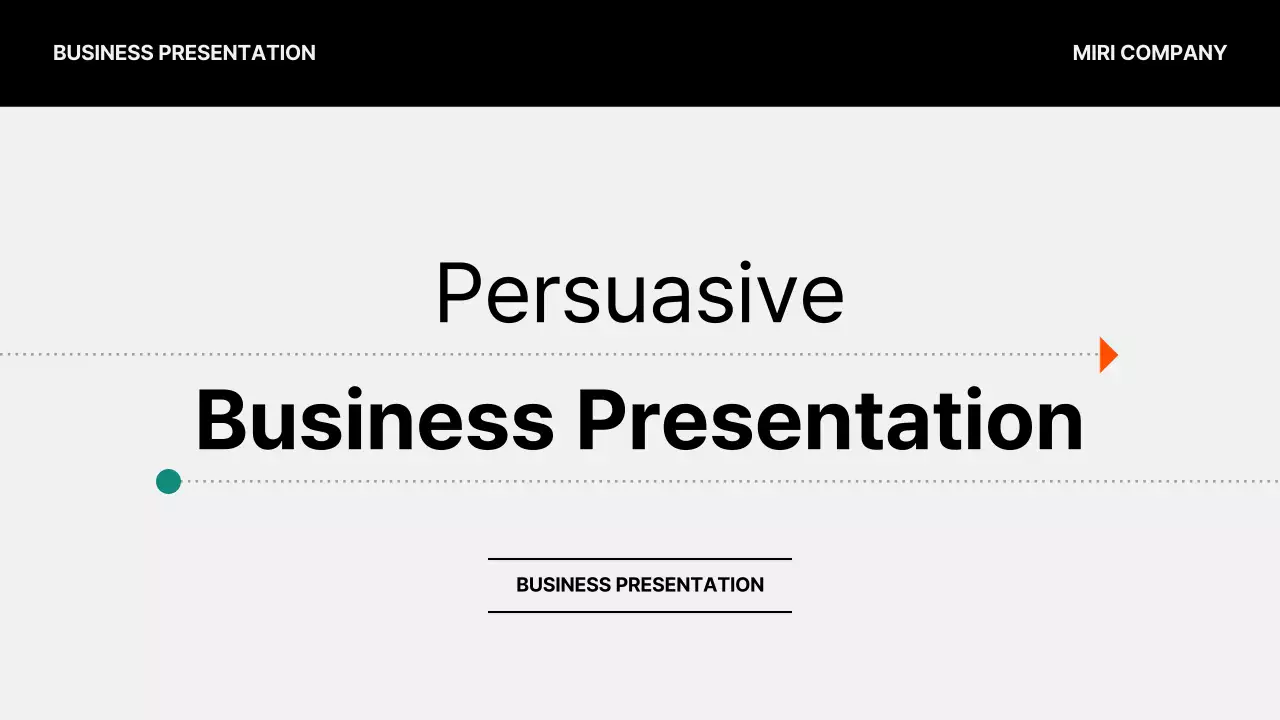 흑백의 모던한 비즈니스 회사소개서