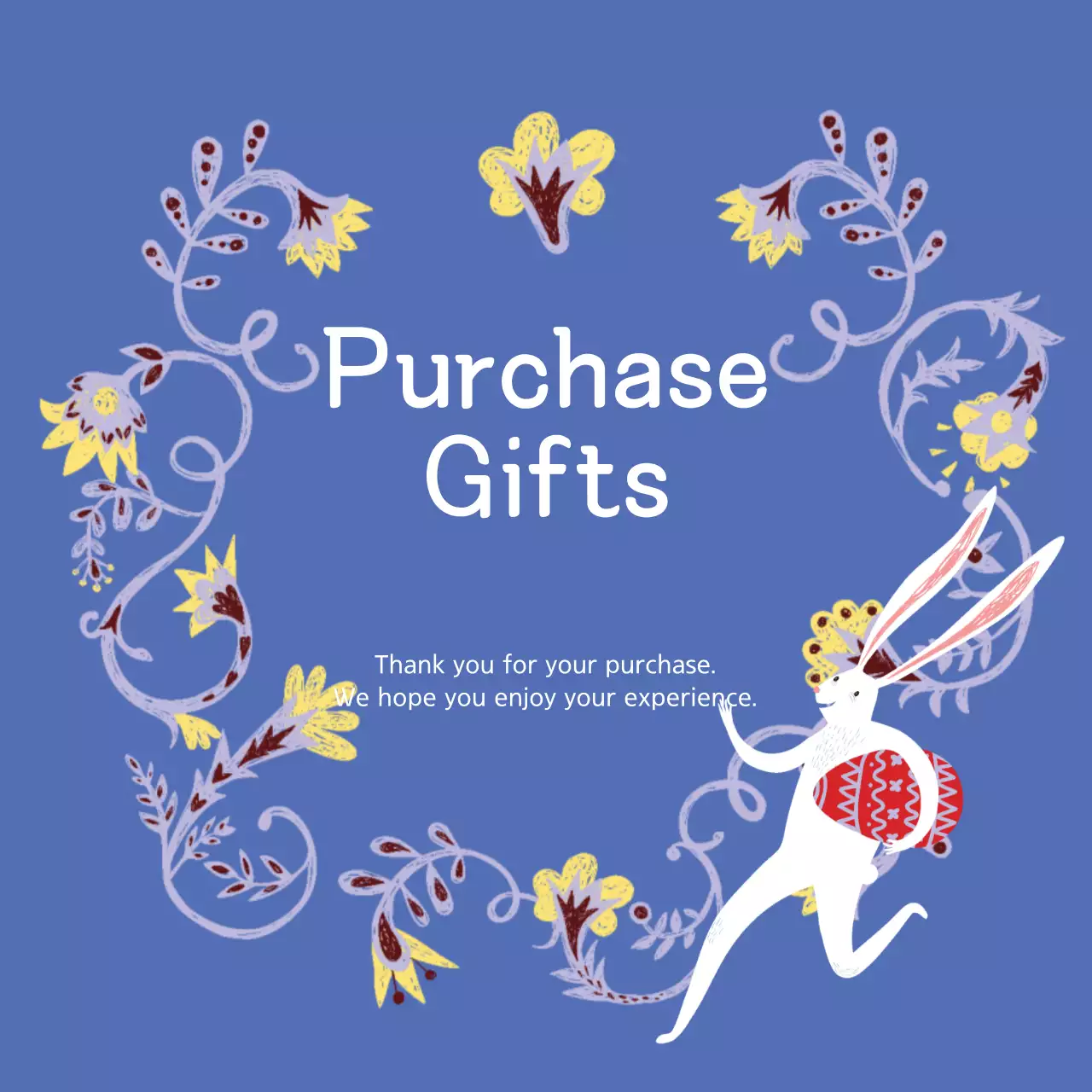 Blue Vintage Purchase Promotion Banner
