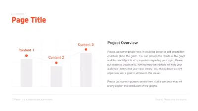 Orange Modern Project Report Infographic