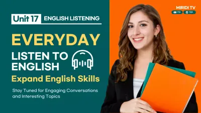 Orange Modern English Course Promotion YouTube Thumbnail