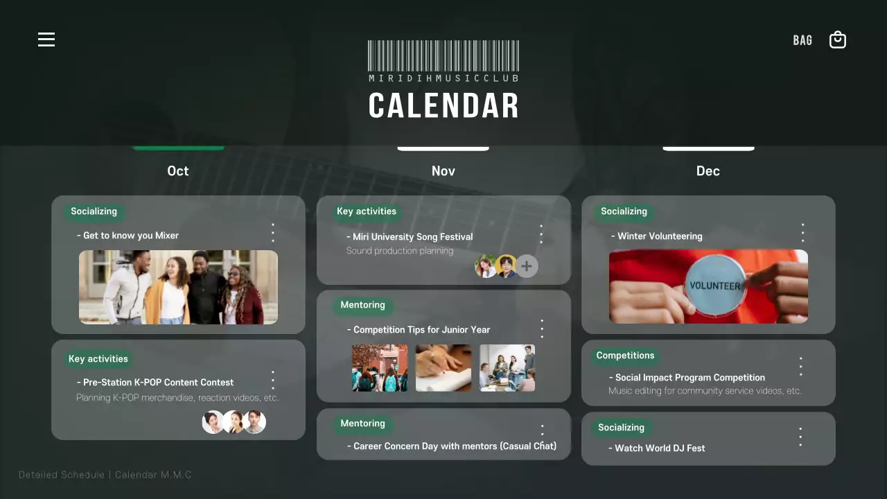 Black and red pop music circles explained