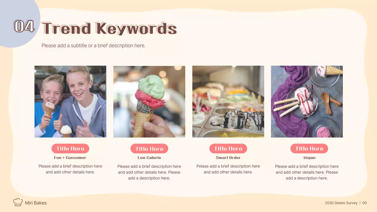 Pink Trendy Consumer Report Presentation