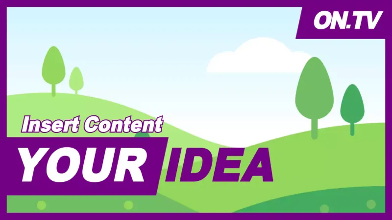 Purple Modern Tv Advertisement YouTube Thumbnail