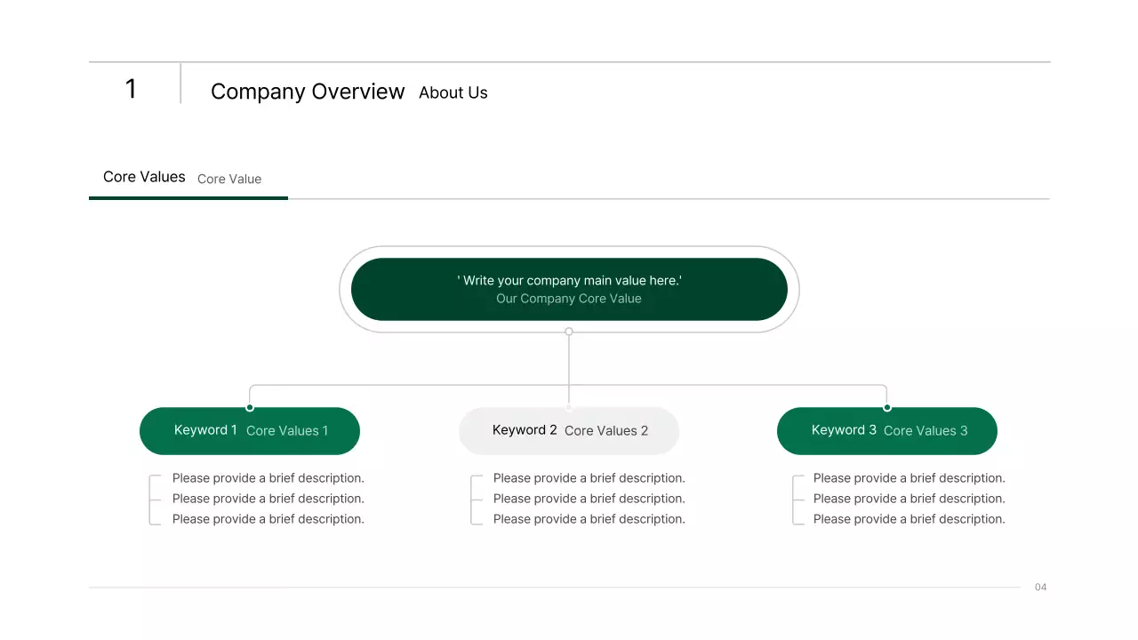 Apresentação infográfica empresarial simples com gradientes azuis e verdes