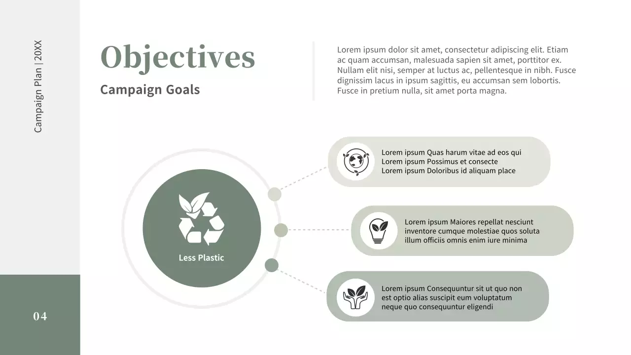 Green Modern Campaign Plan Presentation