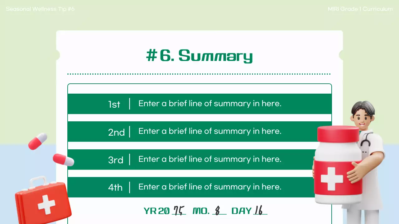 Green Modern Health Guide Presentation