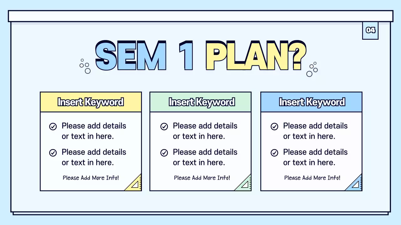 Blue Modern Class Orientation Guide Presentation