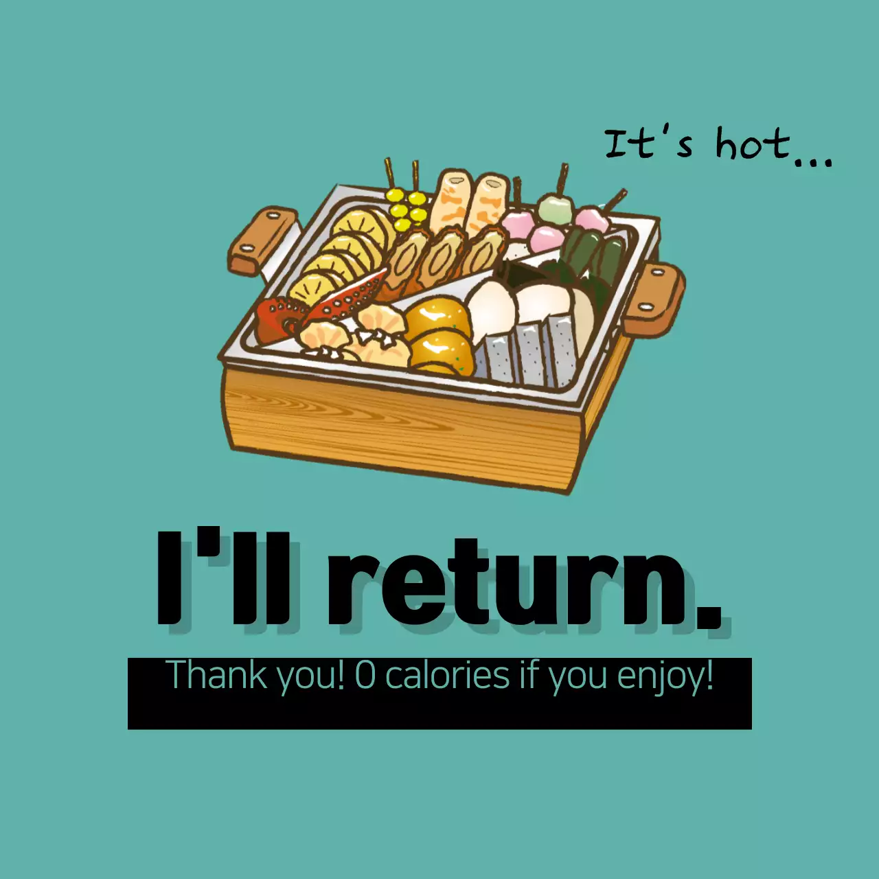 Teal Minimal Food Advertisement Banner