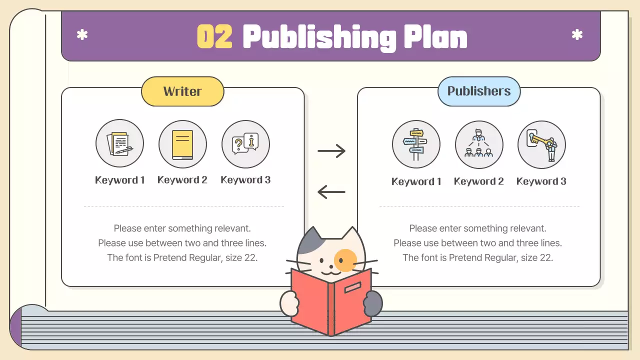 Bản trình bày hướng dẫn xuất bản tối giản màu vàng